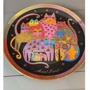 Laurel Burch Fabulous Felines Porcelain Collector Plate